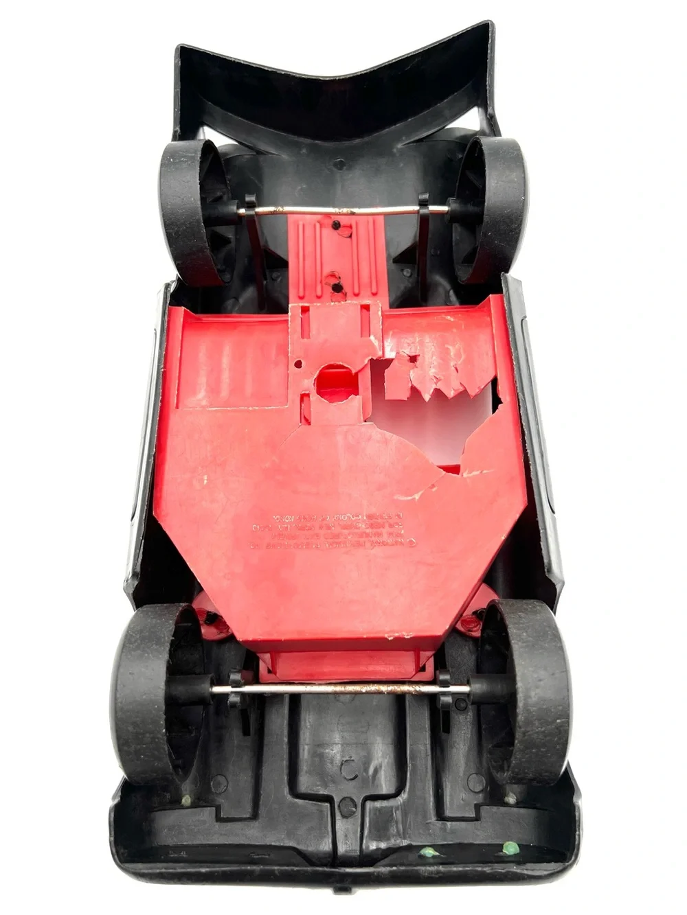 Vintage 1974 Mego Black and Red Batmobile